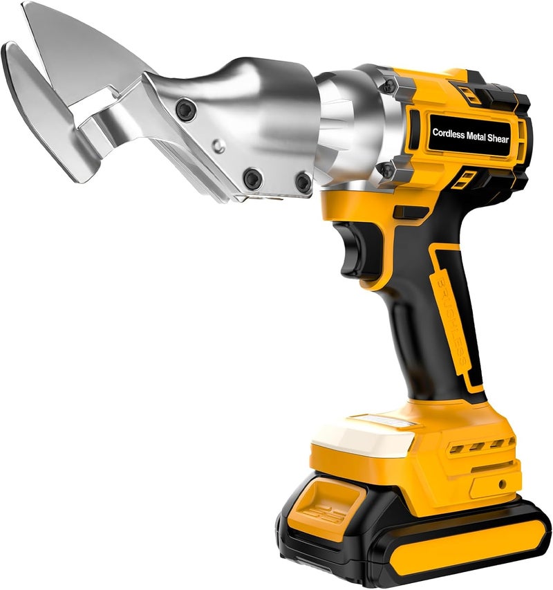 CAMXTOOL Cordless Metal Shear Compatible With Dewalt 20V Max Battery, Brushless Electric Sheet Metal Shear, Power Metal Cutter for Stainless Sheet, Iron, Leather, Cardboard Cutting (Tool Only) - Image 1